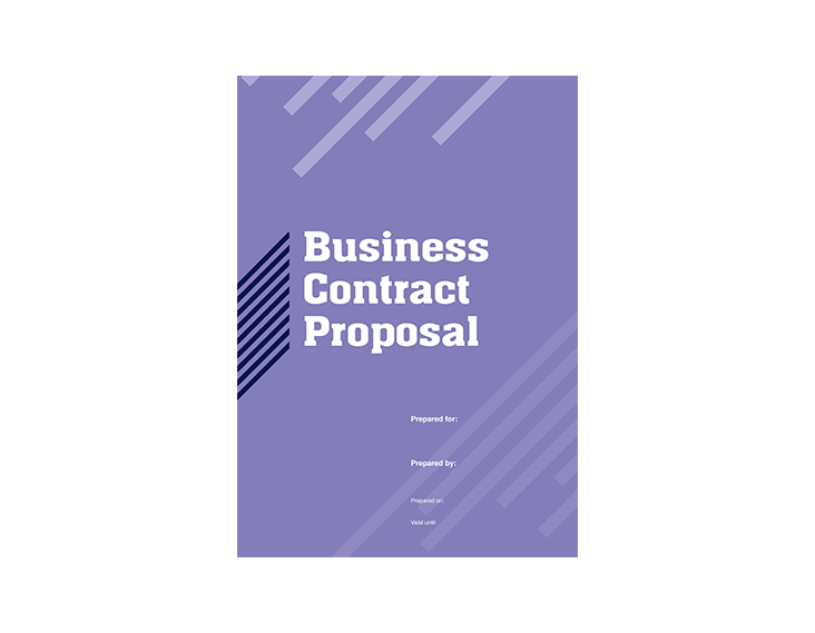 Business Contract Propsal Template eSign Free