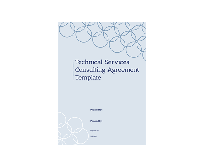 Technical Services Consulting Agreement Template eSign Free