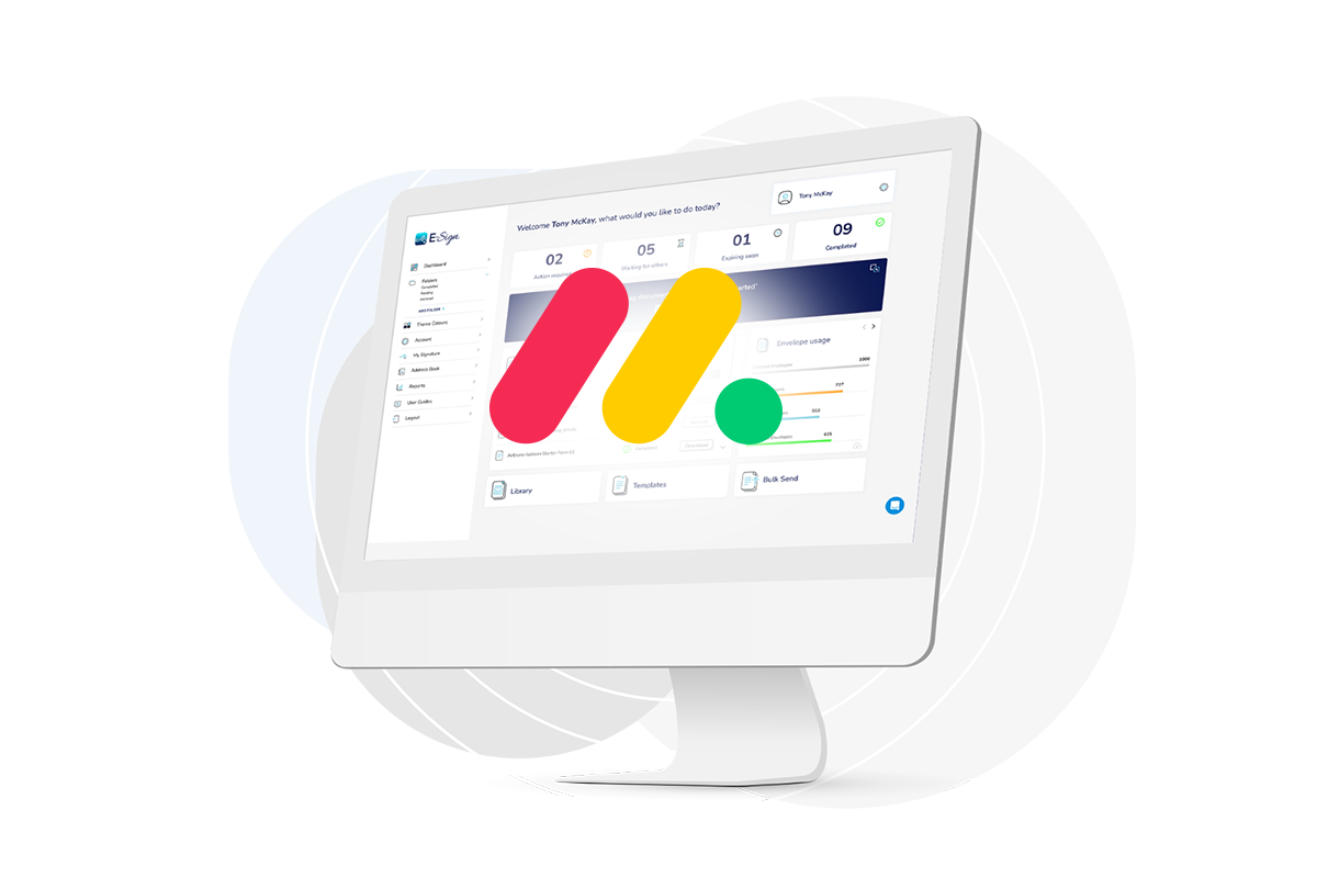 esign integrates with monday.com