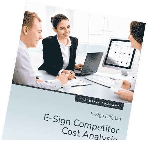 E-Sign E-Book on Competitor Cost Analysis