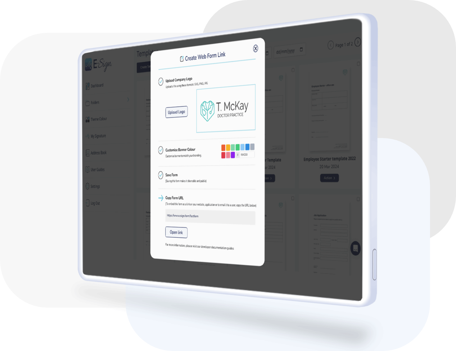 eSign Mobile Frinedly Web Forms