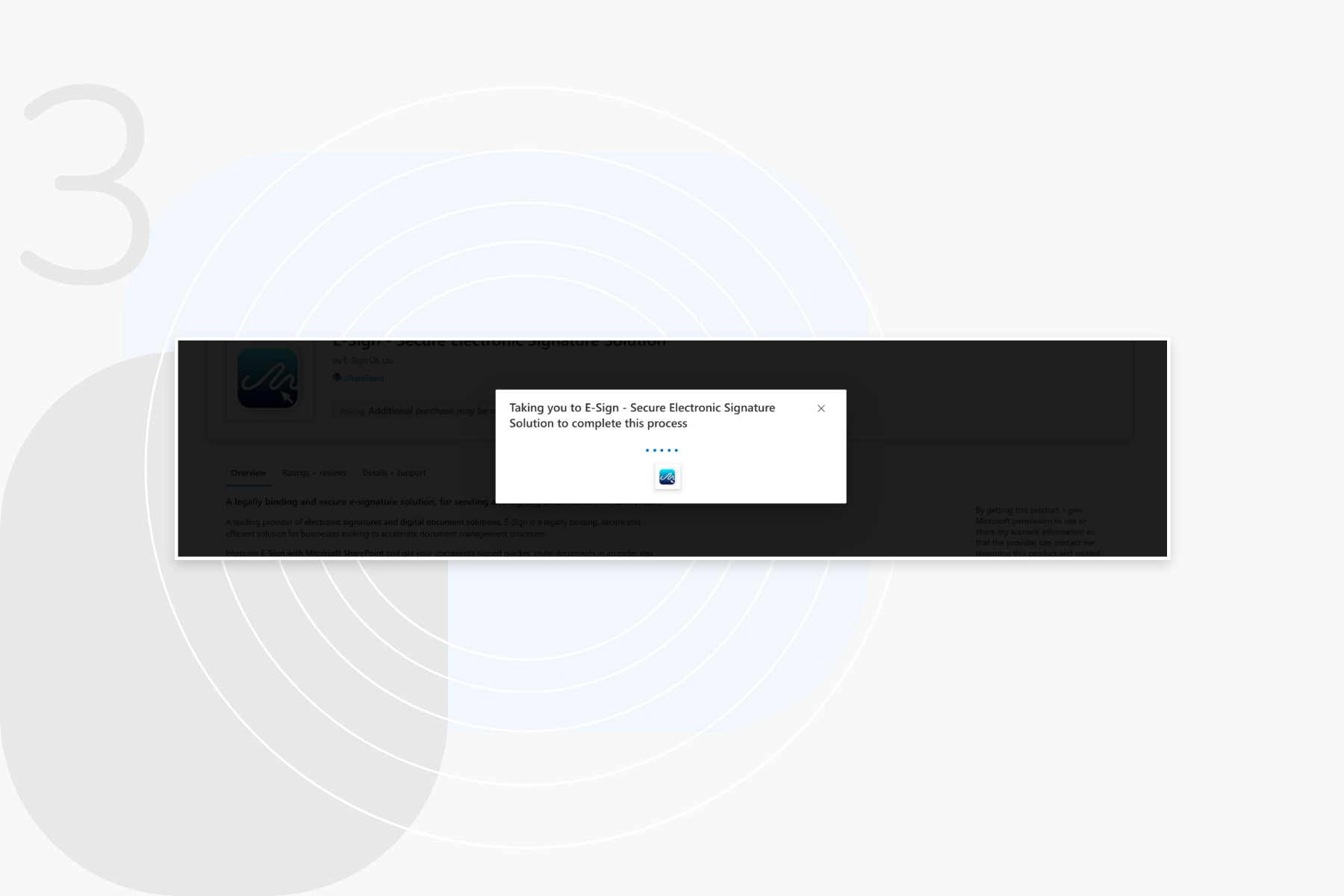 Install E-Sign for SharePoint Step 3