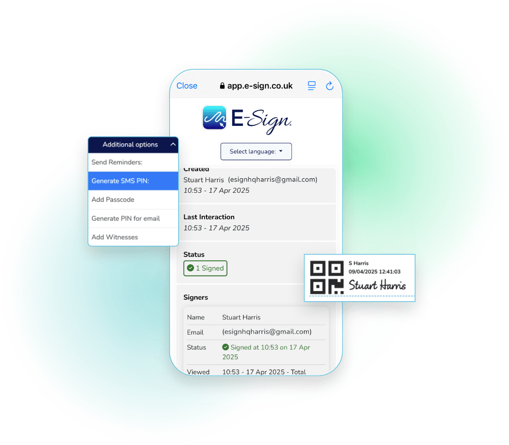 Legally Binding and Verified eSignatures
