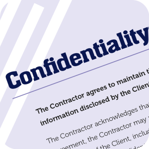 Business Contract Confidentiality