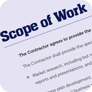 Business Contract Scope of Work