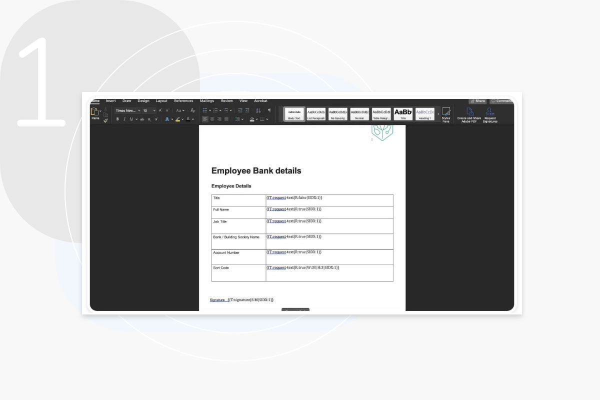 Add Data Tags Step 1