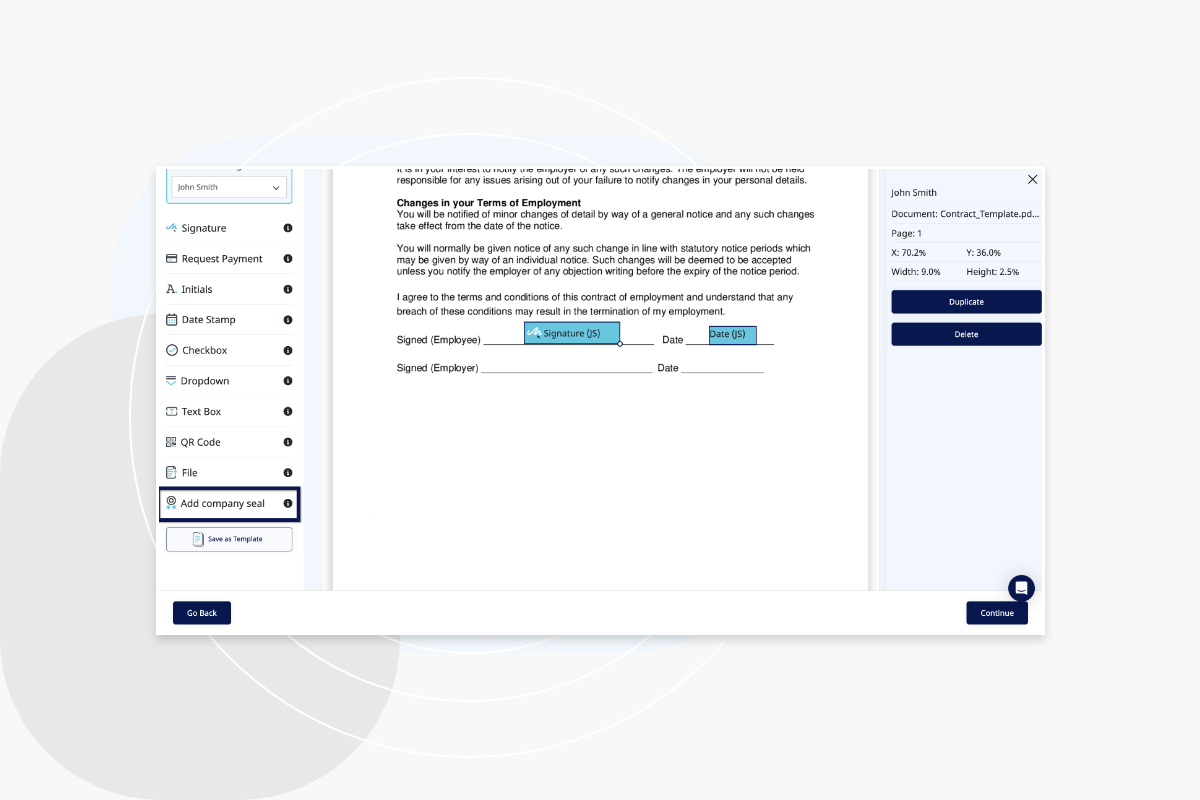 electronic seals compared electronic signature