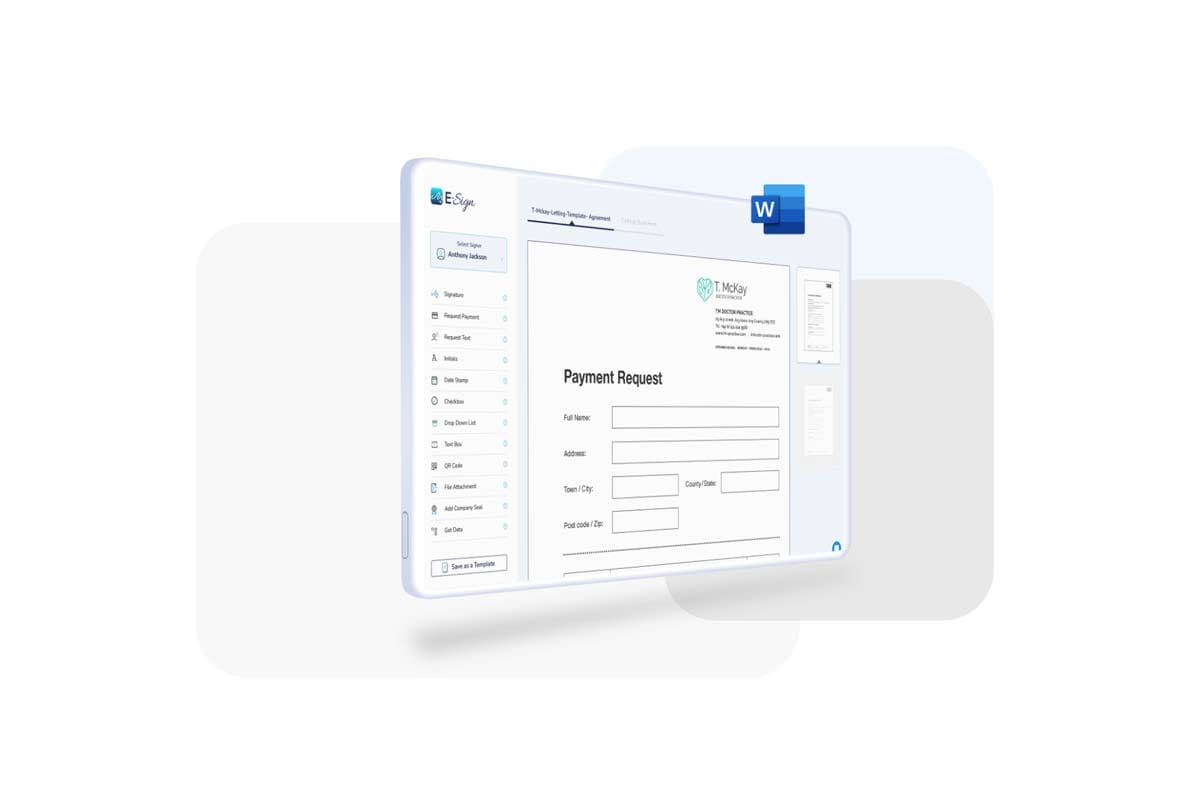 eSign Word Documents Screenshot