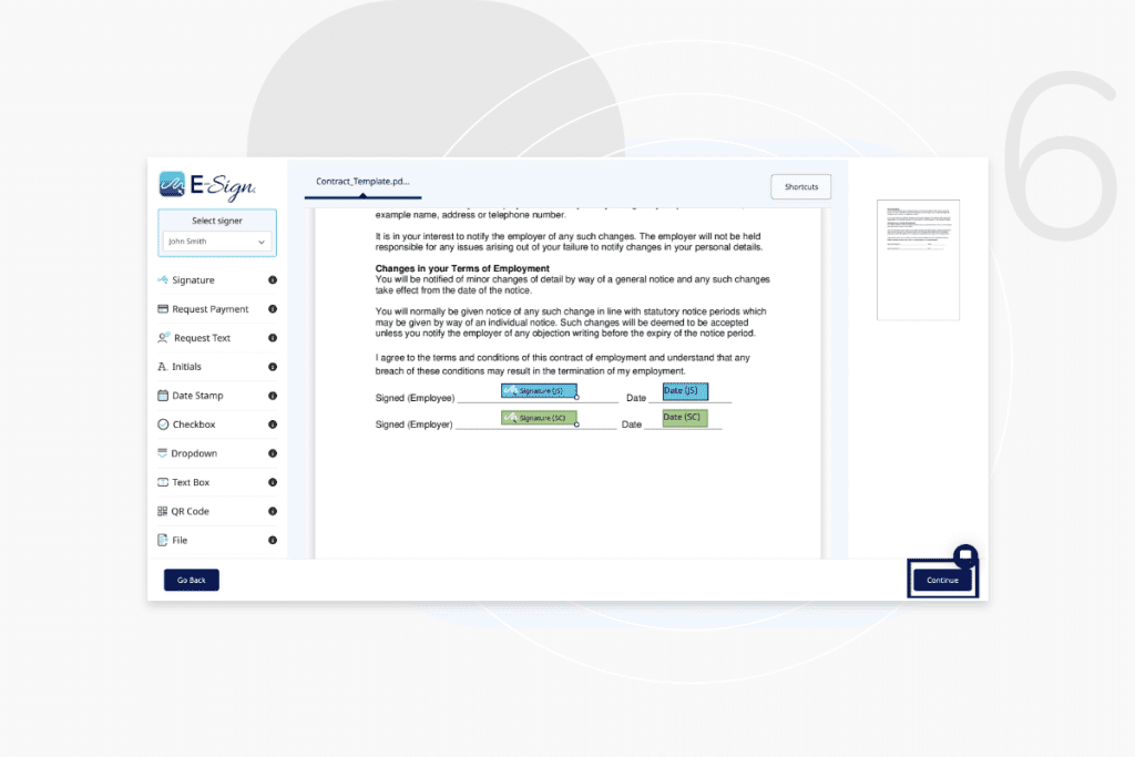 step 6 review your document
